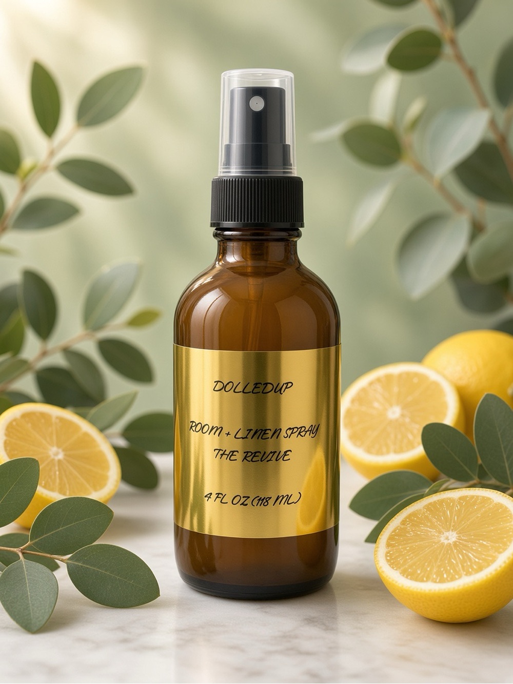 4oz Eucalyptus Lemon Room Linen Spray The Revive